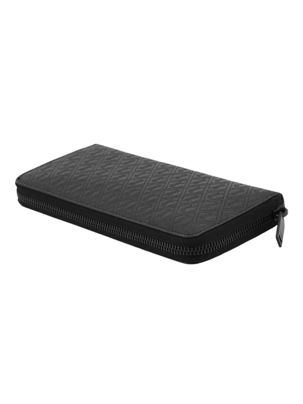 Saint Laurent Paris Wallet le Monogram Zip Around Leather Black - Picture 2 of 9